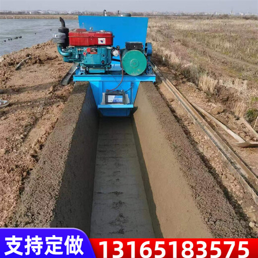 甘肅渠道現(xiàn)澆機(jī)梯形水渠成型機(jī)農(nóng)田改造混凝土排灌渠滑模機(jī)