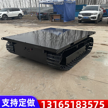 廠(chǎng)家定制橋式履帶底盤(pán)鋼制鏈條履帶底盤(pán)斷氣剎履帶底盤(pán)