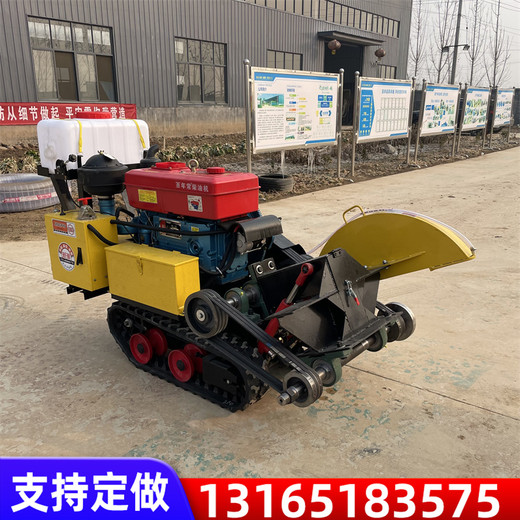 定制35馬力混凝土遙控瀝青公路修建自走式切縫機履帶式馬路切割機