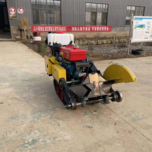 自動遙控馬路切割機履帶式切縫機混凝土路面刻紋機
