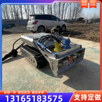 水下行走液壓潛水清淤機器人清污水淤泥履帶底盤履帶行走底盤