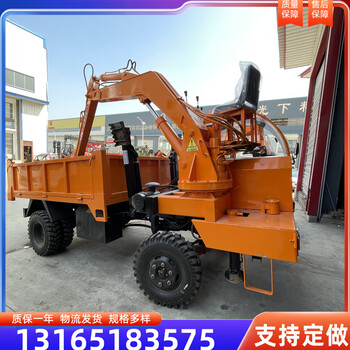 可訂制隨車(chē)挖掘機(jī)河道挖沙四不像隨車(chē)挖四驅(qū)隨車(chē)挖掘機(jī)