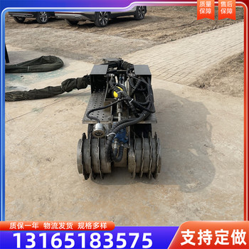 水下清淤泥底盤遙控潛水無人操作履帶底盤清淤機器人底盤