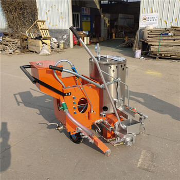 手推式公路熱熔劃線機(jī)小型停車位馬路畫線機(jī)廠區(qū)道路震蕩劃線機(jī)