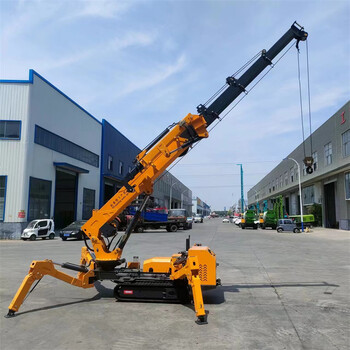 液壓伸縮臂小空間吊裝蜘蛛吊動力平穩(wěn)起重機園林建筑履帶蜘蛛吊