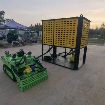 化工水池清污履帶機器人智能遙控水下作業可視履帶底盤管道清污