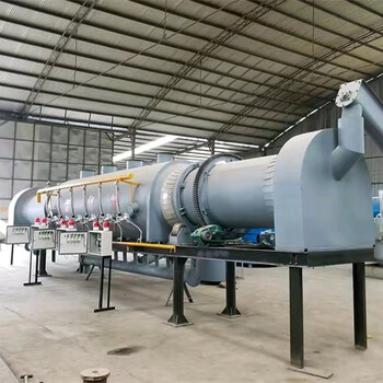 連續式炭化木材機-連續式滾筒碳化爐生產加工工藝