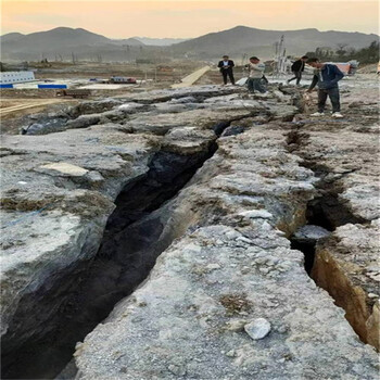 彰化县空气炮爆破岩石开采