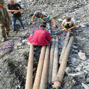 浙江溫州二氧化碳?xì)怏w爆破道路清堵