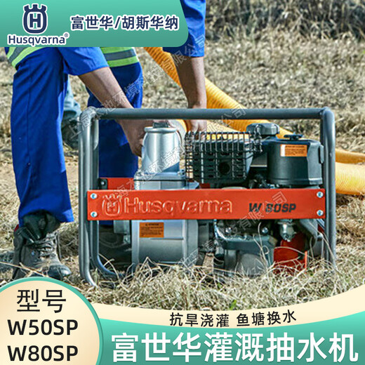 富世华水泵W50SP/W80SP鱼塘用水灌溉抽水机浇水泵