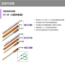 RKC理化工業株式會社ST-50（K型熱電偶）感溫線薄型溫度傳感器