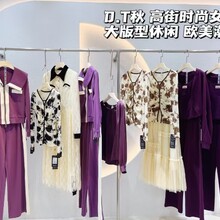 时尚潮牌女装DT蒂缇秋品牌女装尾货折扣走份货源