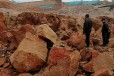 新疆喀什矿洞气体爆破岩石