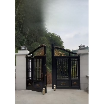 广州市阿尔卡诺八字开门机室外防水电动闭门器开门器销售