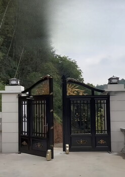供應(yīng)煙臺市圍墻平開大門平移大門自動開門機(jī)遙控自動門機(jī)