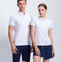 郴州商務(wù)POLO衫定制，歐根棉平紋翻領(lǐng)T恤定做，工作服POLO衫訂做