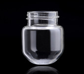 来样定制高硼硅玻璃灯罩圆底玻璃瓶手工糖果瓶