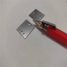 TJ超薄硅片0.1mm线径加工镀膜晶圆改切激光打孔硅片小孔加工