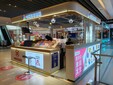 商場多徑點位展臺服務(wù)臺定制、體福彩展示臺展架制作圖片