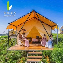 朗瑪和政營(yíng)地帳篷民宿帳篷景區(qū)帳篷酒店輕奢帳篷廠家