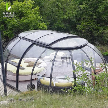 朗玛椭圆形2平米野奢酒店帐篷舒适内装全套定制