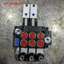 DCV40/3代替QTFLUID三聯液壓多路閥電控氣控手動分配器垃圾車配件