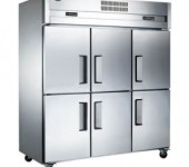 君诺六门商用冰箱LZ150C4D2六门双机双温冰箱厨房冷藏冷冻柜