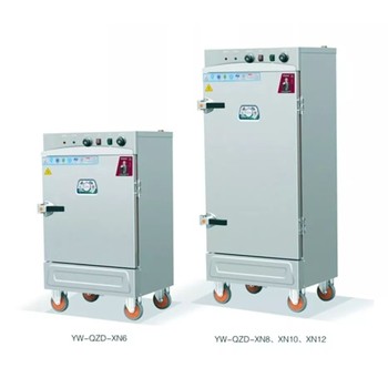 宇王商用蒸飯柜YW-QZD-DN12單門電蒸飯柜電腦版12盤蒸飯車