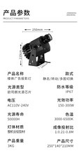 楼体多图轮播旋转可换图案投影灯