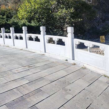 石欄桿雕刻樣式圖片大全-承接全國石雕欄桿制作安裝工程