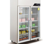金松双门直冷保鲜柜GB1.0L2U商用大二门陈列柜金松冷藏保鲜柜