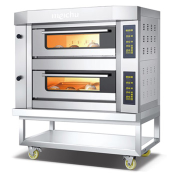 美厨两层四盘燃气烤箱MZR-2Y-4美厨中式燃气烤炉商用燃气烘烤炉