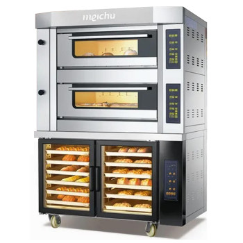 美厨商用烘焙组合炉电烤箱发酵箱一体炉上烤箱下醒发箱
