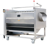 银鹰毛刷式洗菜机CX100I商用一米洗菜机根茎类蔬果洗刷机器