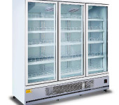 凯雪三门保鲜陈列柜KX-1.8HLC商超乳品饮料展示柜商用立式冷藏柜