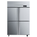 愛(ài)雪四門(mén)商用冰箱QB-04L*2四門(mén)雙機(jī)雙溫冰柜廚房直冷冰箱