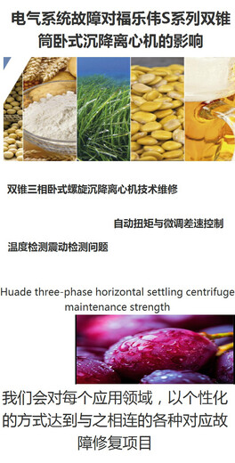 GEA离心脱泥机差速器托管维修60台华德