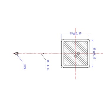 內(nèi)置亞米級天線