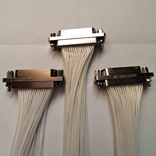 电缆端接用J30J-51ZKP锦宏牌压接式矩形连接器接插件