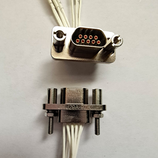 J29A型接插件J29A-9ZK-350mm锦宏牌带电缆矩形连接器插座