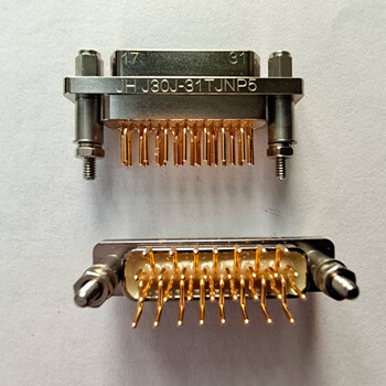 帶P41附件J30J-37TJNP41錦宏牌垂直安裝矩形連接器