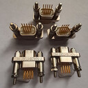 金屬殼體孔座J30J-74ZKNV-J錦宏牌直插矩形連接器