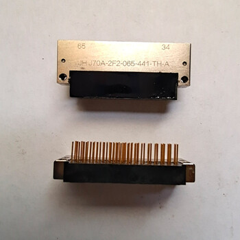 鍍金針孔座J70A-2F2-069-431-TH微小型矩形電連接器錦宏牌