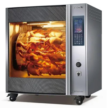 美厨烤鸡炉MKJ-7S热风旋转电烤鸡炉商用智能旋转烤禽炉电烤炉