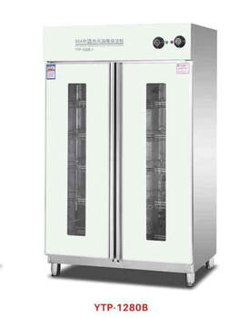 億盟商用消毒柜YTP-1280B中溫?zé)犸L(fēng)消毒柜304不銹鋼餐具保潔柜