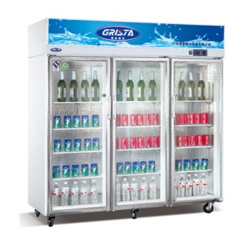 格林斯达商用冰箱SG1.6E3大三门冷藏展示柜三门保鲜陈列柜