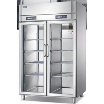冰立方商用冰箱AS1.0G4-ST风冷立式陈列柜双门冷藏展示柜