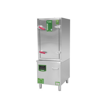 佰洁商用电磁炉OSDCZFG-600单门电磁蒸饭柜12盆电磁蒸箱