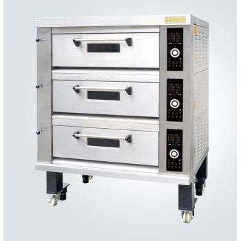 新麦商用电烤箱SM2-523H三层六盘电烤箱烘焙店三层电烘炉