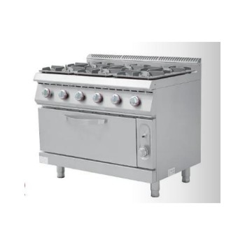 埃科菲商用西厨设备E-RQB-700-6A燃气煲仔炉连焗炉燃气煲汤炉